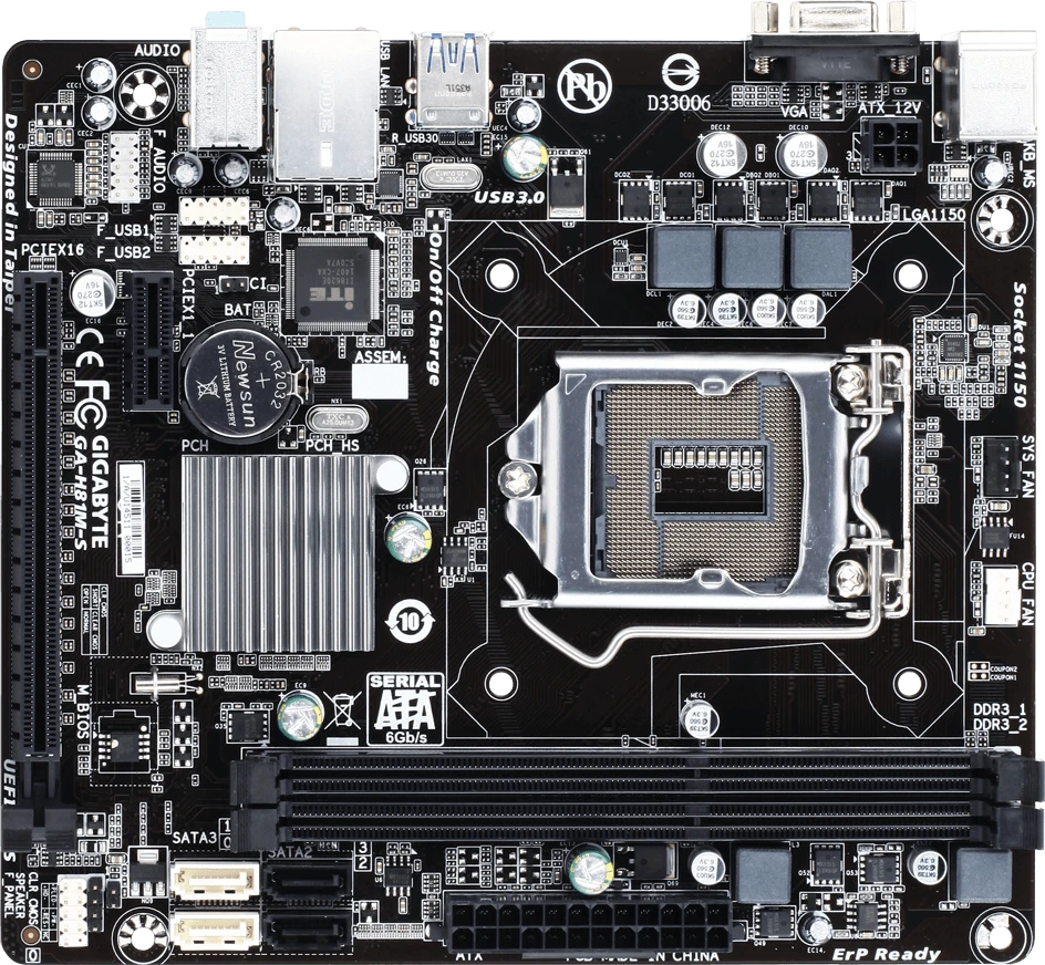 Gigabyte GA-H81M-S (Rev. 2.x)